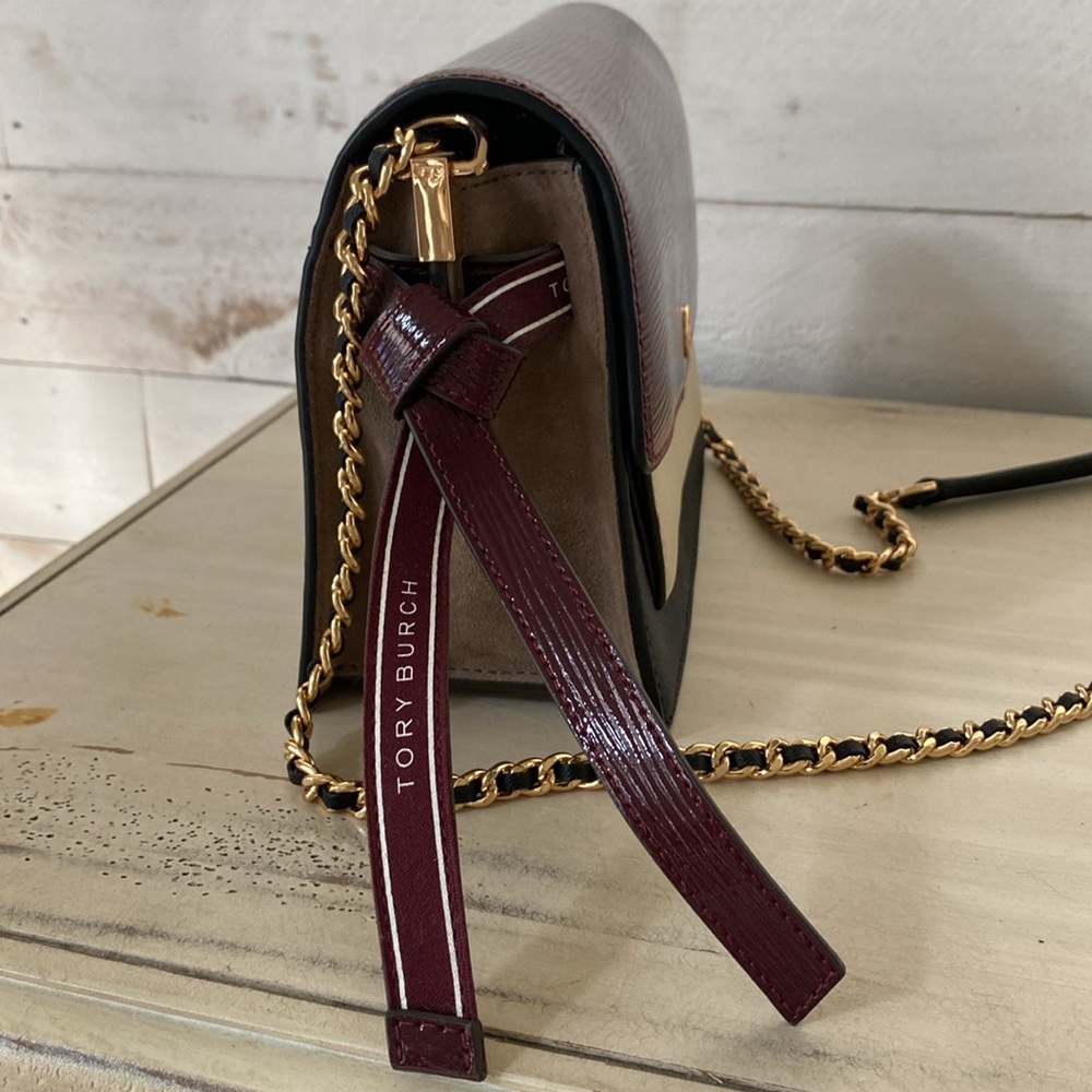 Tory Burch Robinson Color Block Convertible Handb… - image 3